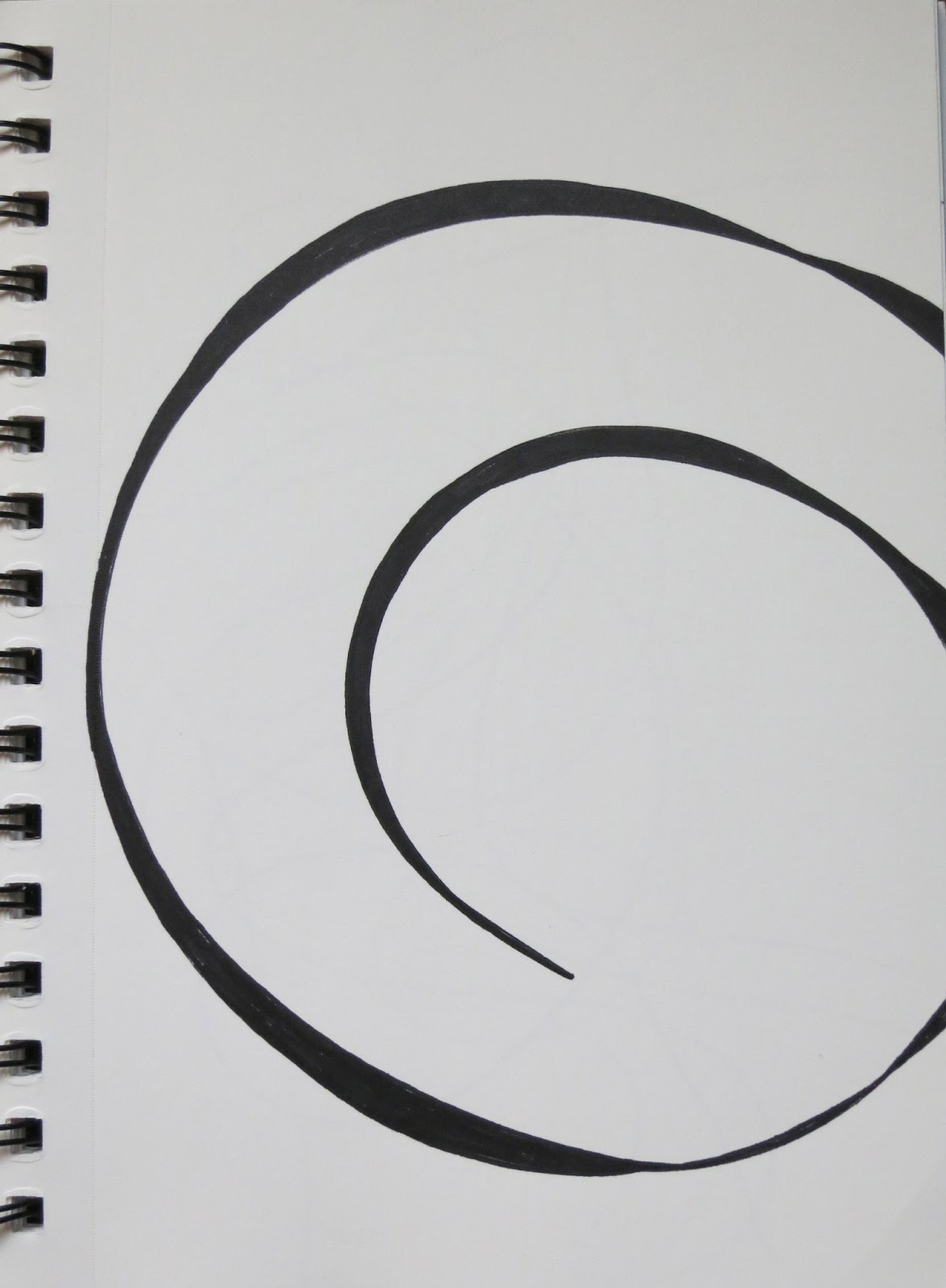 The Sketchbook Challenge: Just making some art when a Life Lesson broke out