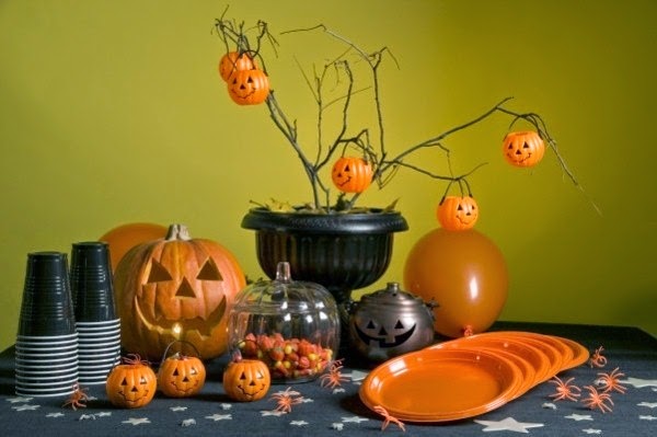 DIY table decorations – Halloween decoration themselves make