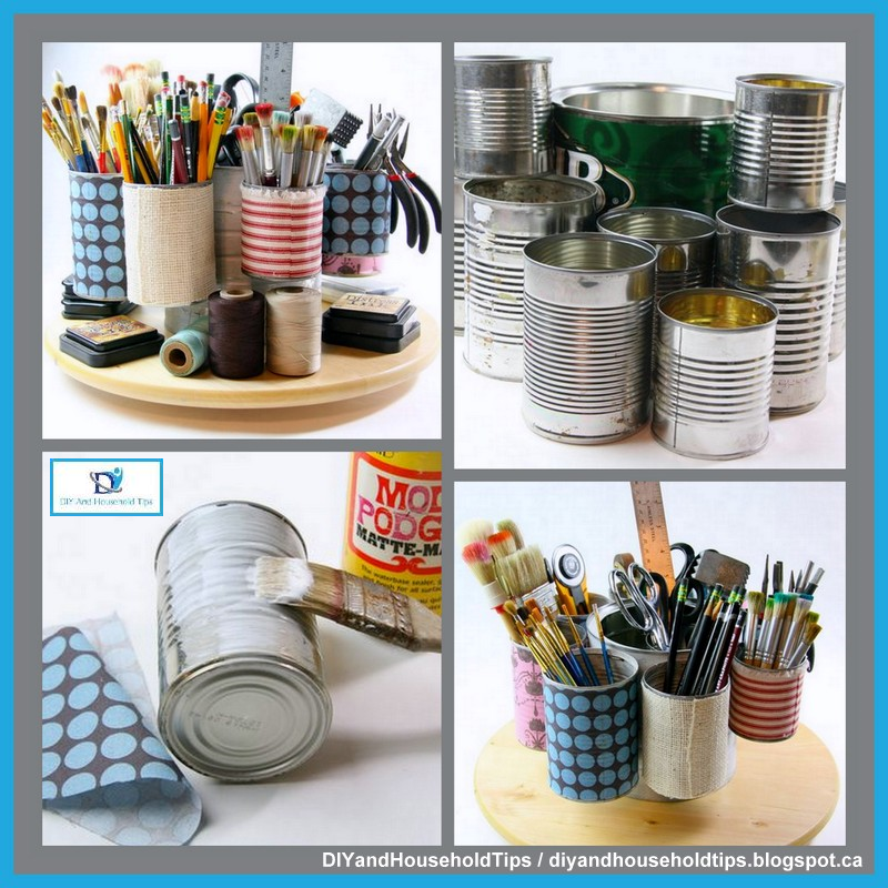 DIY And Household Tips Tin Can Caddy