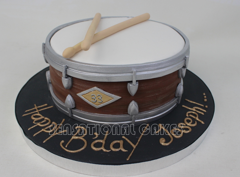 The Sensational Cakes 3D DRUM CAKE SINGAPORE DRUMMER 3D CAKE