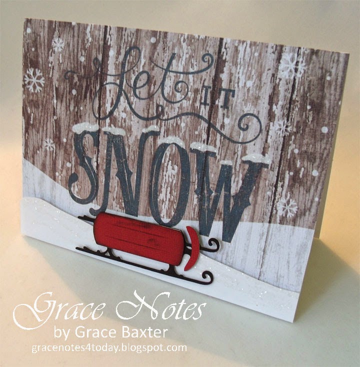 Let It Snow, Christmas card by Grace Baxter