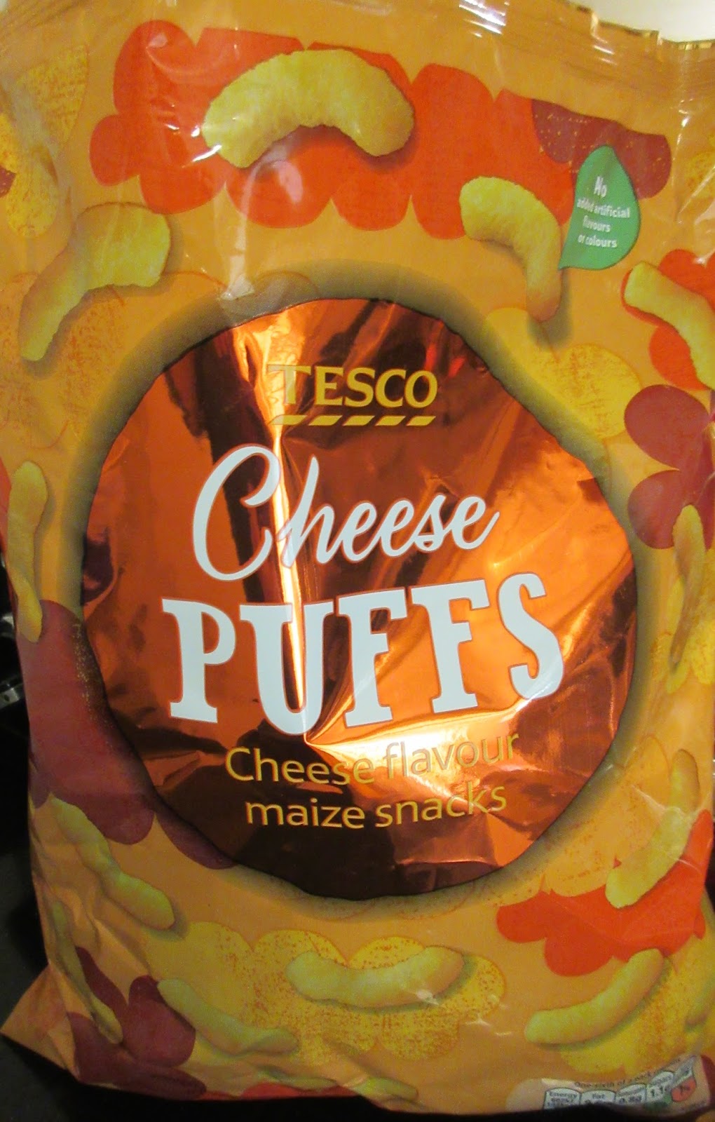 Cheeseburger Crisps & Other Stories Tesco Cheese Puffs