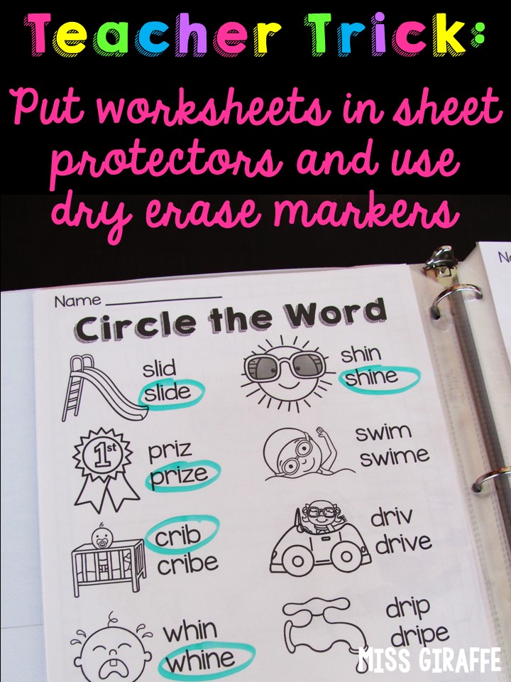 Miss Giraffe's Class: Teacher Tricks for Reading and Writing