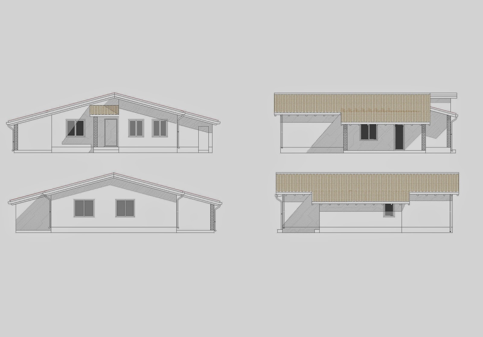 Progetti di case in legno casa 143 mq porticati 24 mq for Case in legno 150 mq