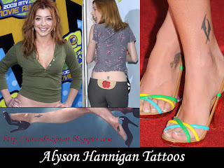 Alyson Hannigan Tattoos - Female Celebrity Tattoo Ideas