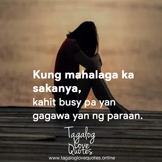 Kung mahalaga ka sakanya