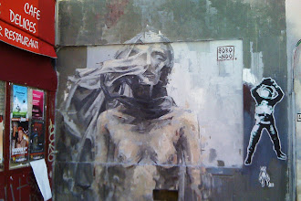 Sunday Street Art : Borondo - rue Lemon - Paris 20
