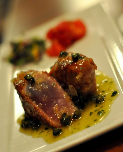 Seared Prosciutto-Wrapped Tuna - Twisted Olive - Bethlehem, PA | Taste As You Go