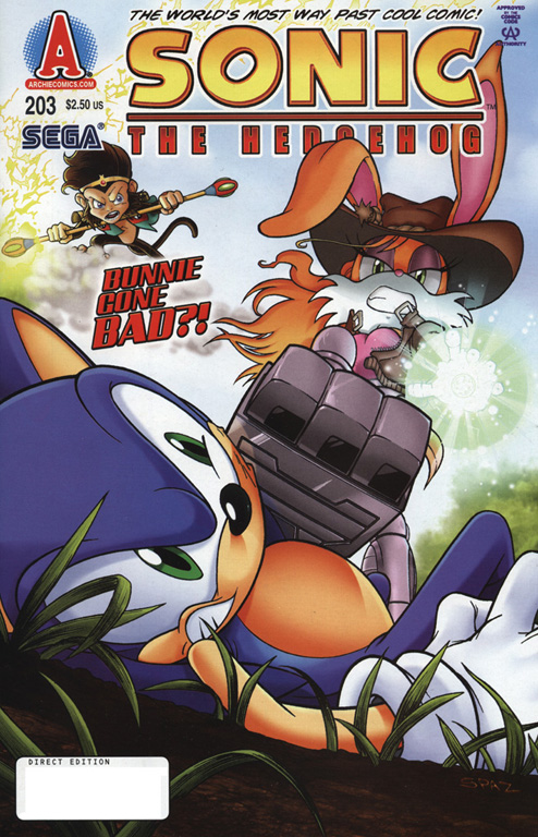 Read online Sonic The Hedgehog comic -  Issue #203 - 1