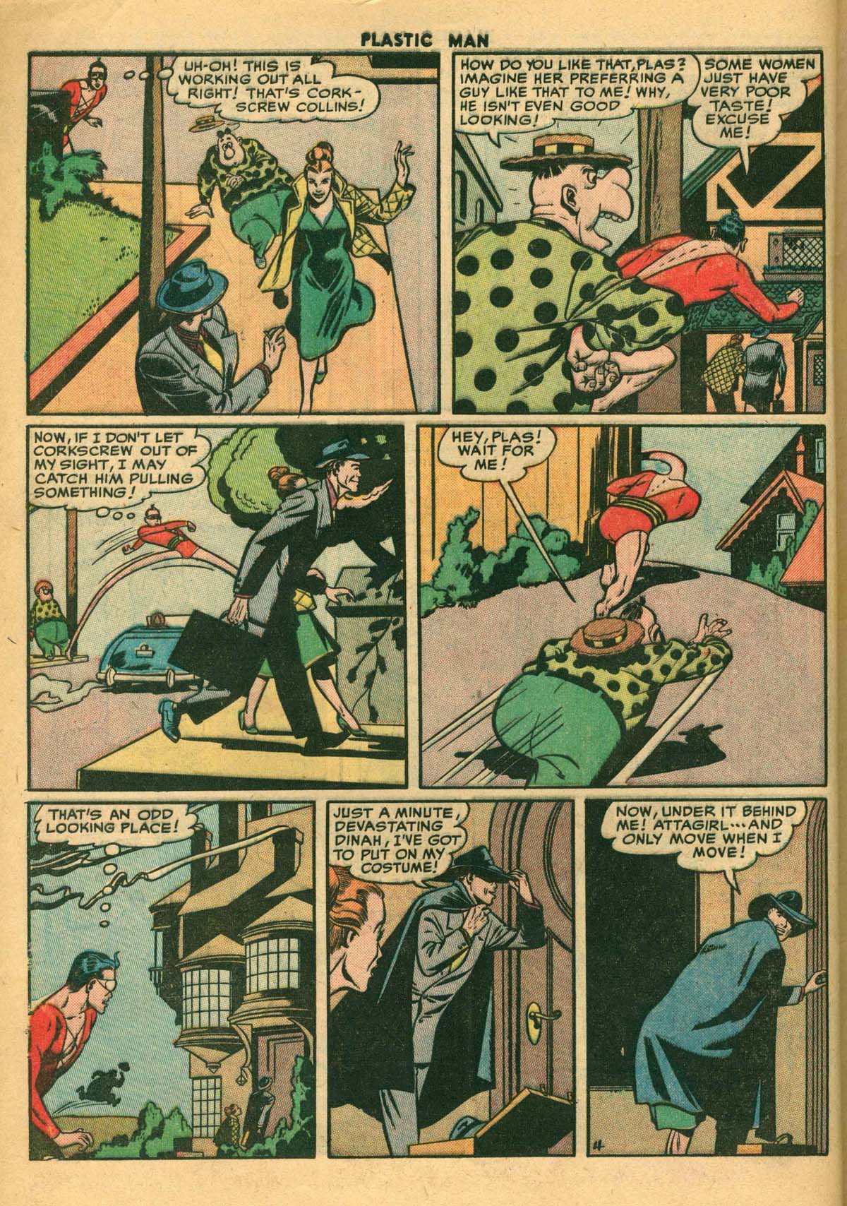 Read online Plastic Man (1943) comic -  Issue #27 - 6