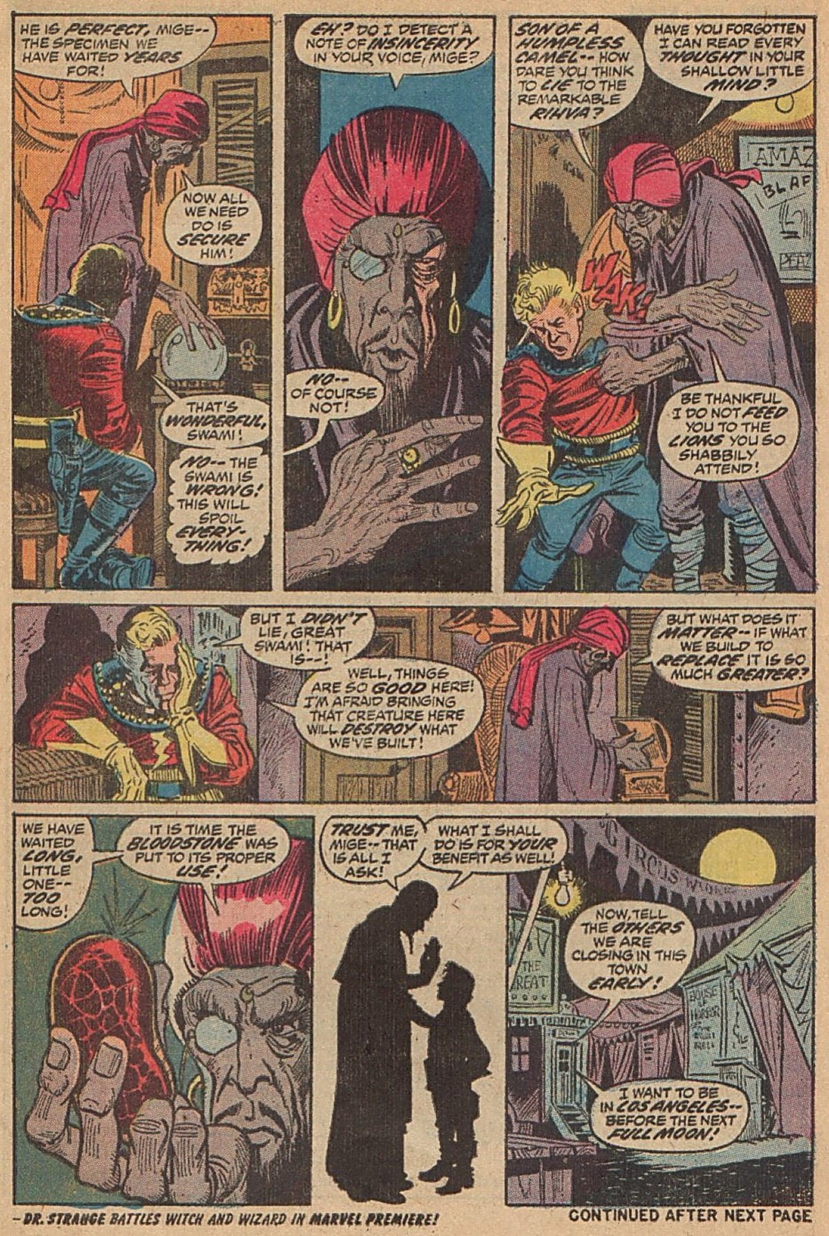 Read online Werewolf by Night (1972) comic -  Issue #6 - 7