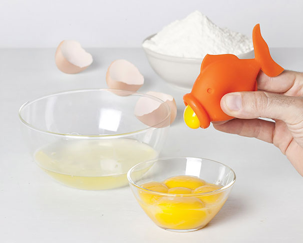 30 Insanely Clever Innovations That Need To Be Everywhere Already - Gulping Yolkfish Egg Separator