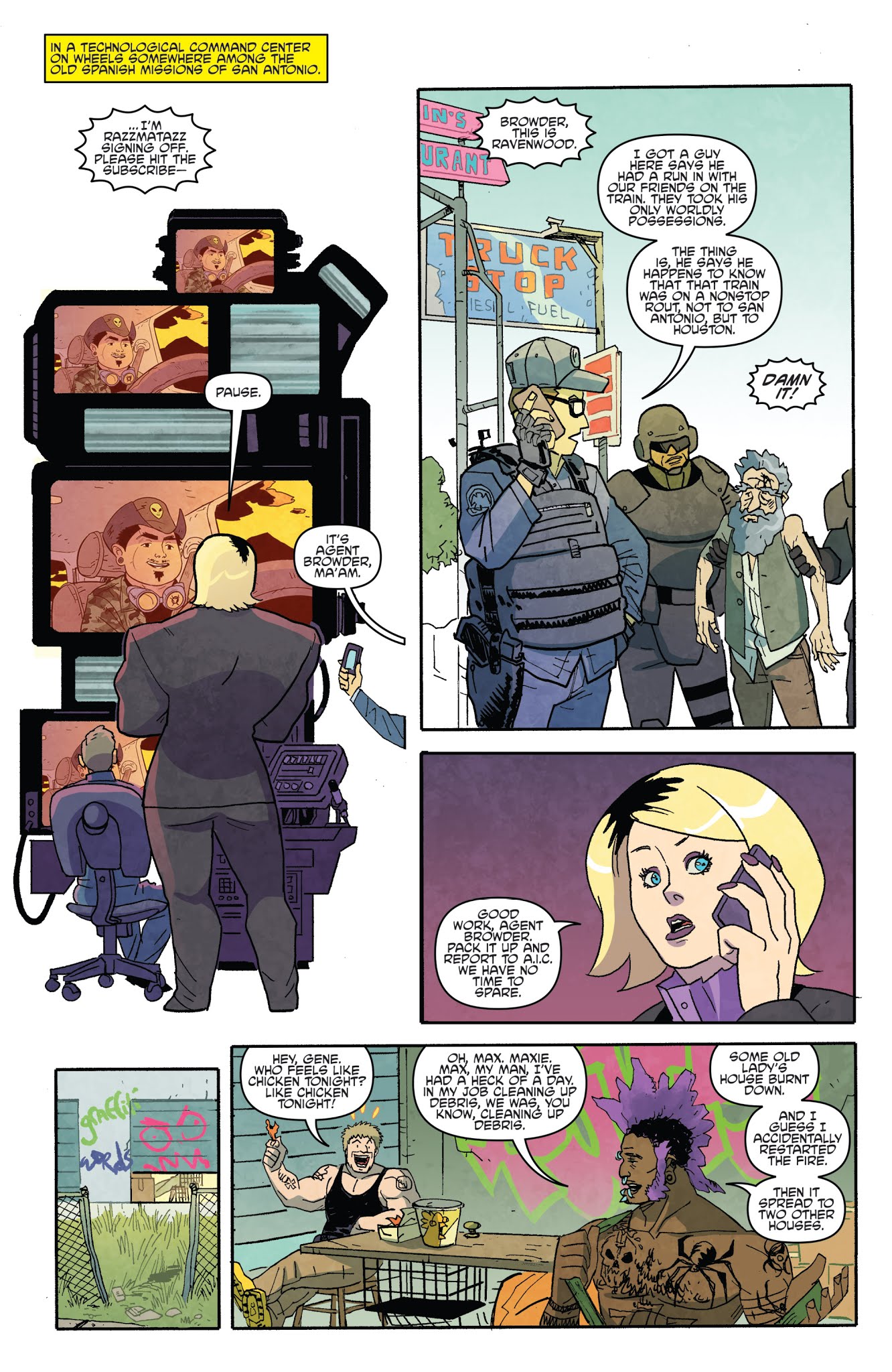 Read online Teenage Mutant Ninja Turtles: Bebop & Rocksteady Hit the Road comic -  Issue #2 - 7