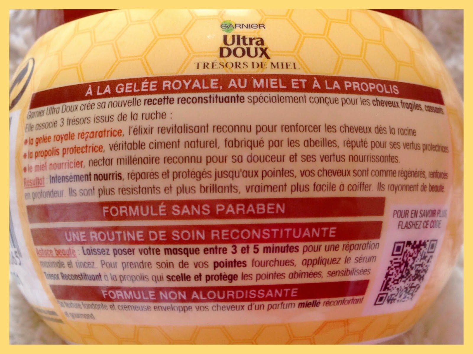 Masque Tresors De Miel De Garnier Coups De Coeur De Mumu