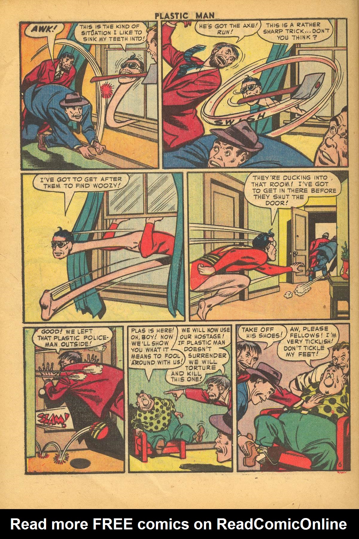 Read online Plastic Man (1943) comic -  Issue #34 - 32