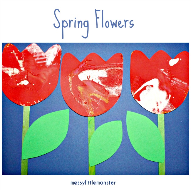spin art flower paintings