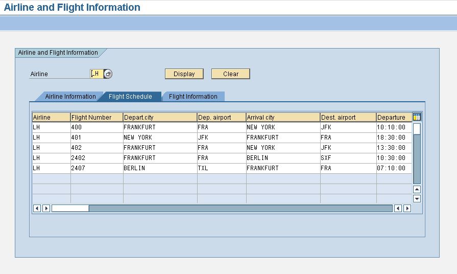 Table Controls in Tab Strip Learn SAP Program