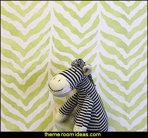Zebra Stripe Allover Stencil Zebra Stripe Allover Stencil