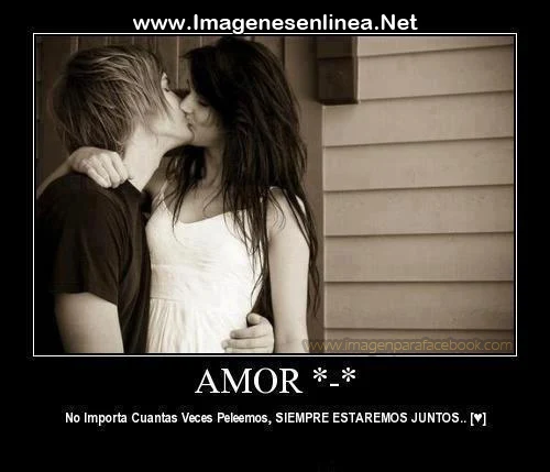 Amor no importa cuantas veces peleemos, siempre estaremos juntos ♥