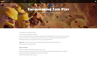 acount COC pengguna mod dan bot dibanned | artikel