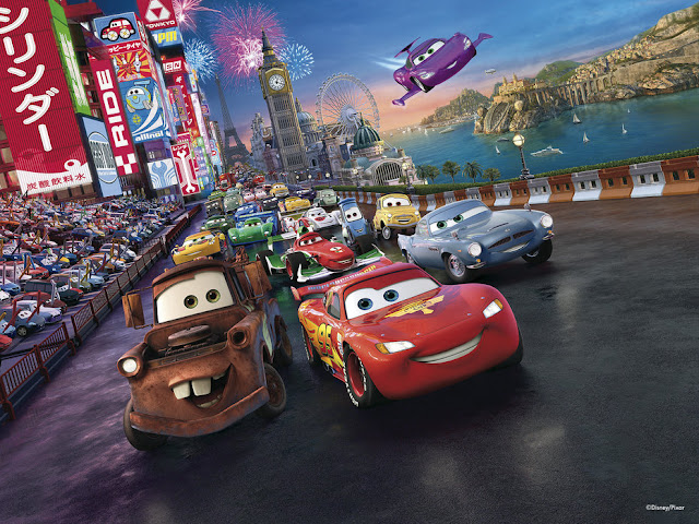 Disney Cars tapetti Autot Disney Lapset Valokuvatapetti Lapsia 