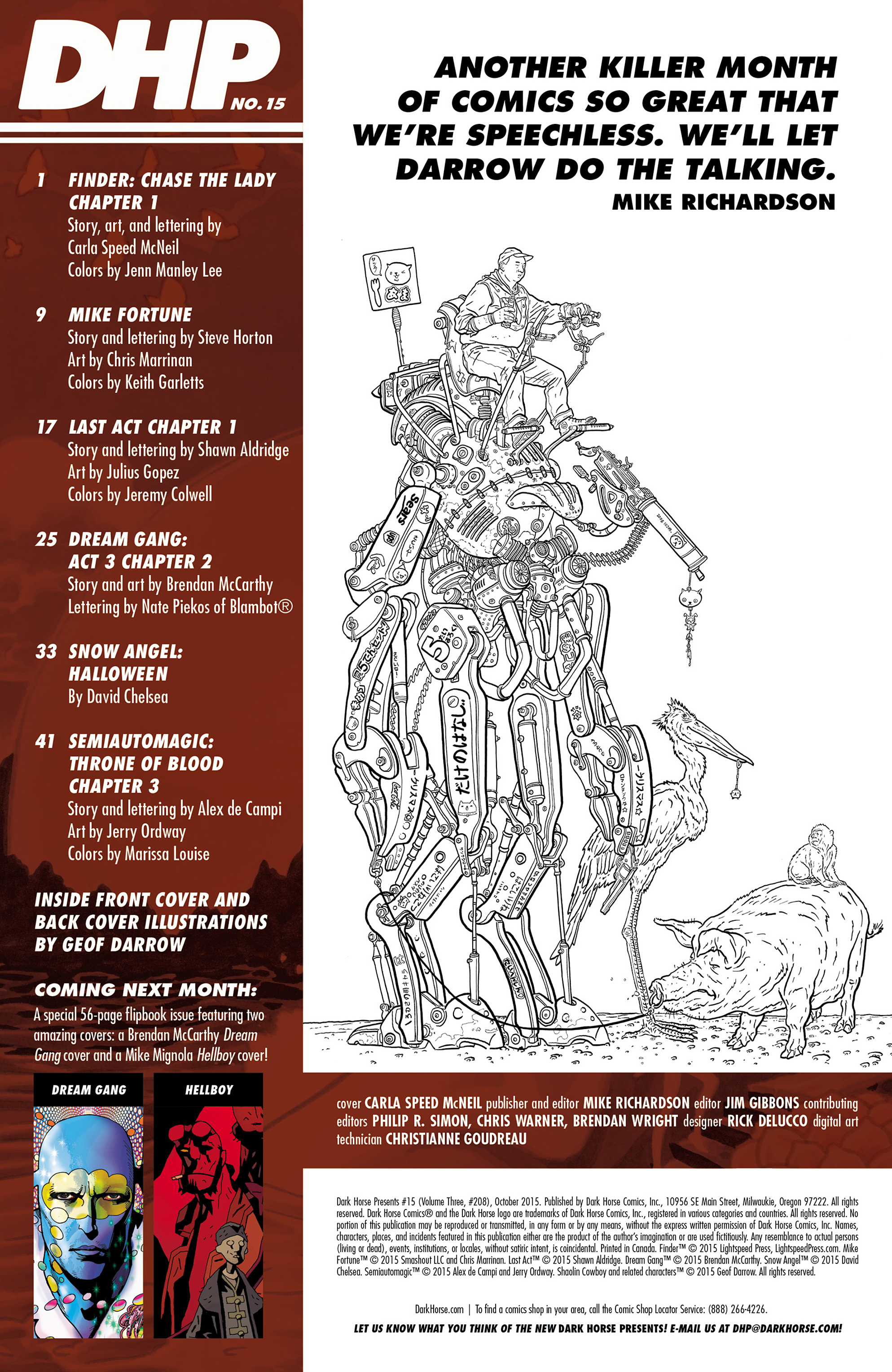 Read online Dark Horse Presents (2014) comic -  Issue #15 - 2