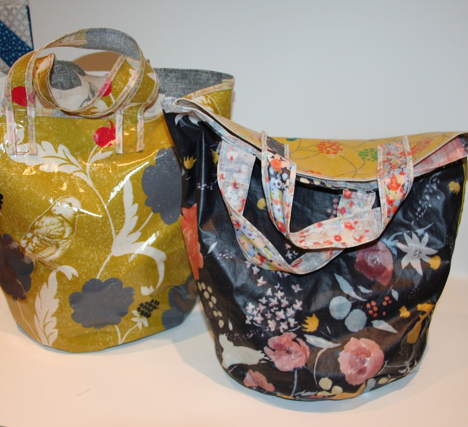 Fairly Merry: Oilcloth Tote