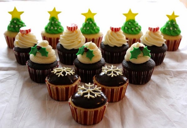Cupcakes for Christmas – 25 ideas for cool toppings