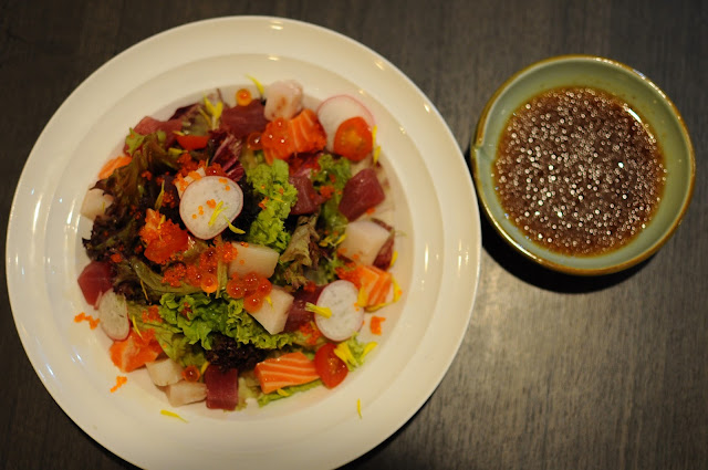 Barashi Tei Food Review Salad Sashimi Lunarrive Singapore Lifestyle Blog
