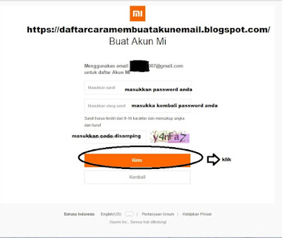 Cara Daftar Akun Mi Xiaomi