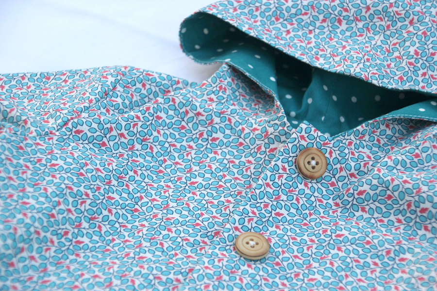 DIY Costura: Cómo hacer abrigo estampado para bebé (patrón gratis)