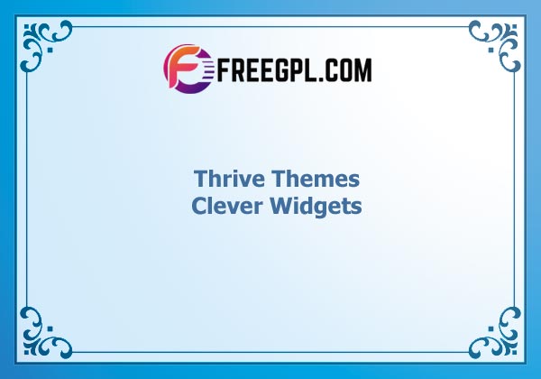 Thrive Clever Widgets Nulled Download Free