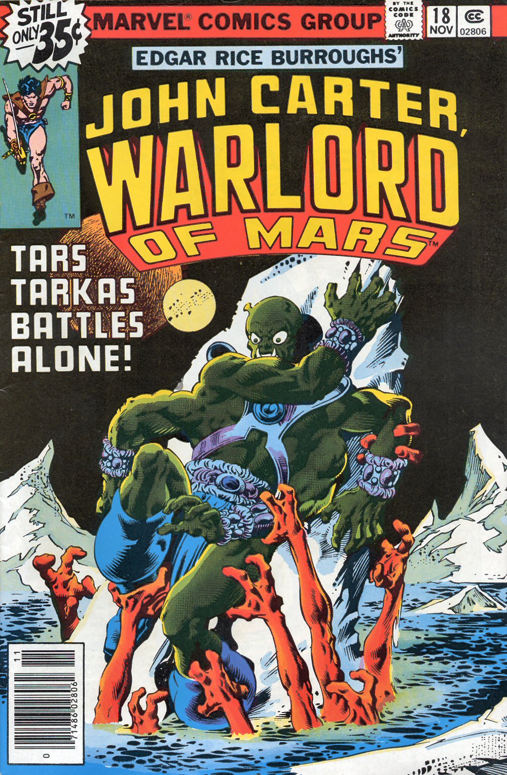 Read online John Carter Warlord of Mars comic -  Issue #18 - 1