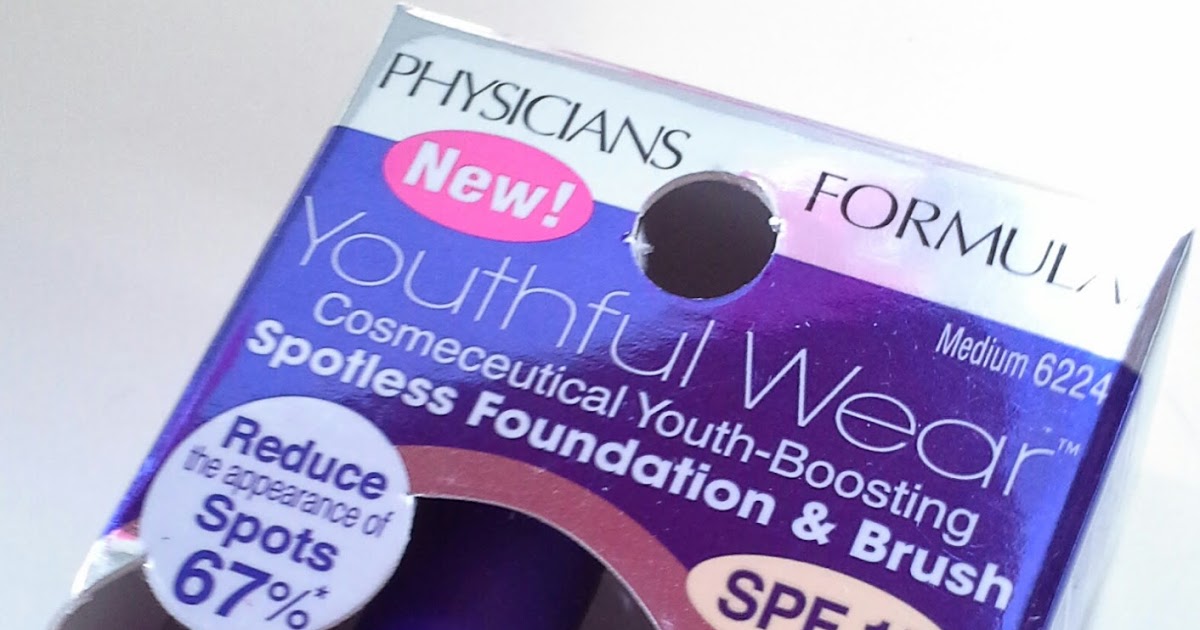 PHYSICIANS FORMULA YOUTHFUL WEAR SPOTLESS FOUNDATION AND BRUSH IN