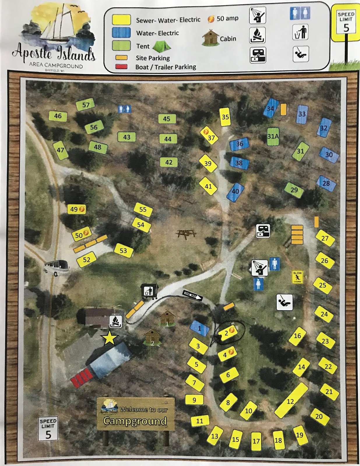 Two Utah Gypsies RVing National Sites in the US Apostle Islands Area