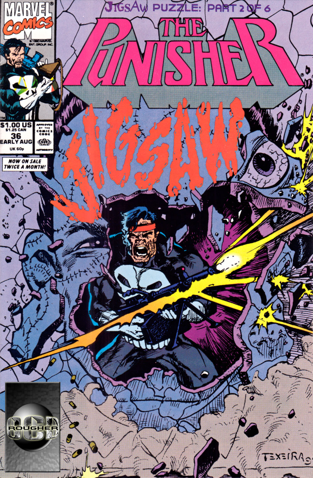 The Punisher (1987) Issue #36 - Jigsaw Puzzle #02 #43 - English 1