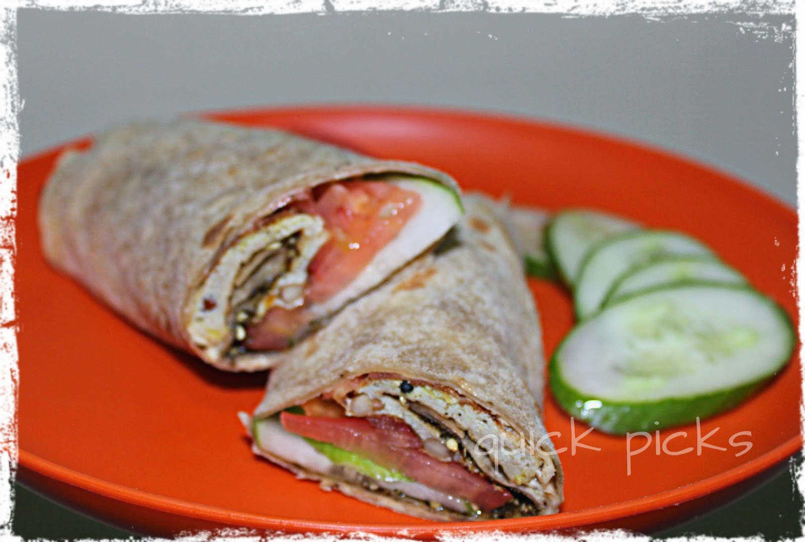 quick picks my cookie blog Zatar Hummus Egg wrap with the King