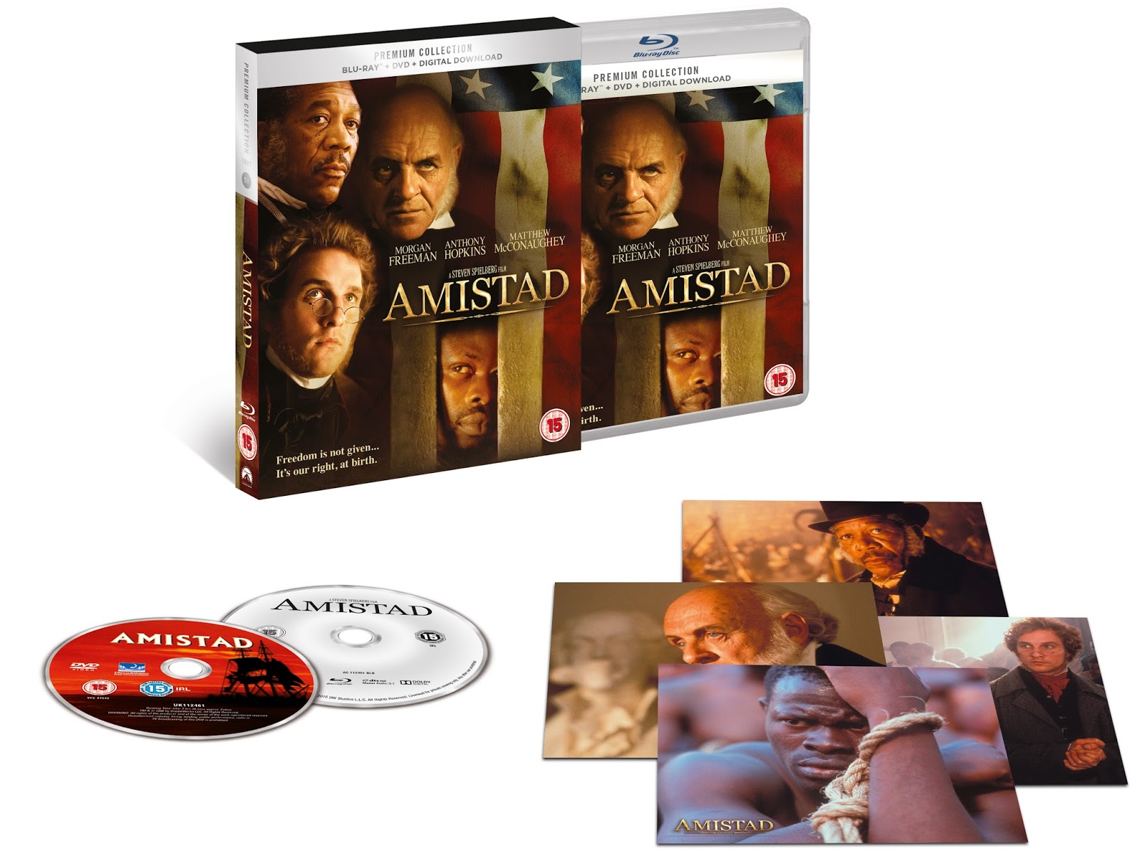 Sounds Good Looks Good Amistad On Blu Ray 2018 Warners Hmv Uk Premium Collection Blu Ray Dvd And Digital Download Reissue A Review By Mark Barry