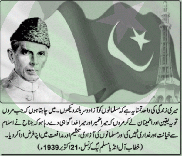 Quaid-e-Azam Muhammad Ali Jinnah Speech in Urdu.