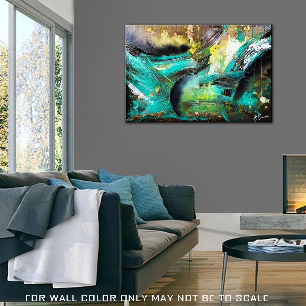 ILLUSION OF DEPTH, abstract painting by Peter Dranitsin-Painting Art ...