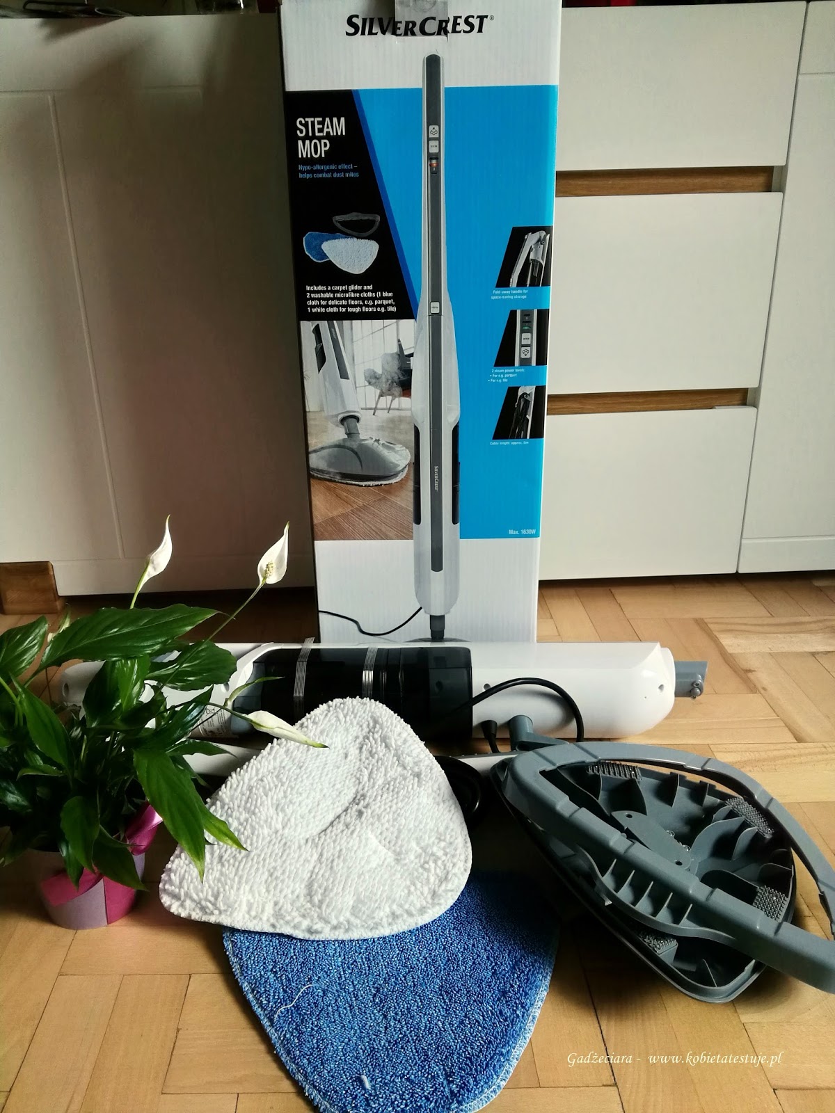 Mop parowy Silvercrest z Lidla Gadżeciara Kobieta testuje