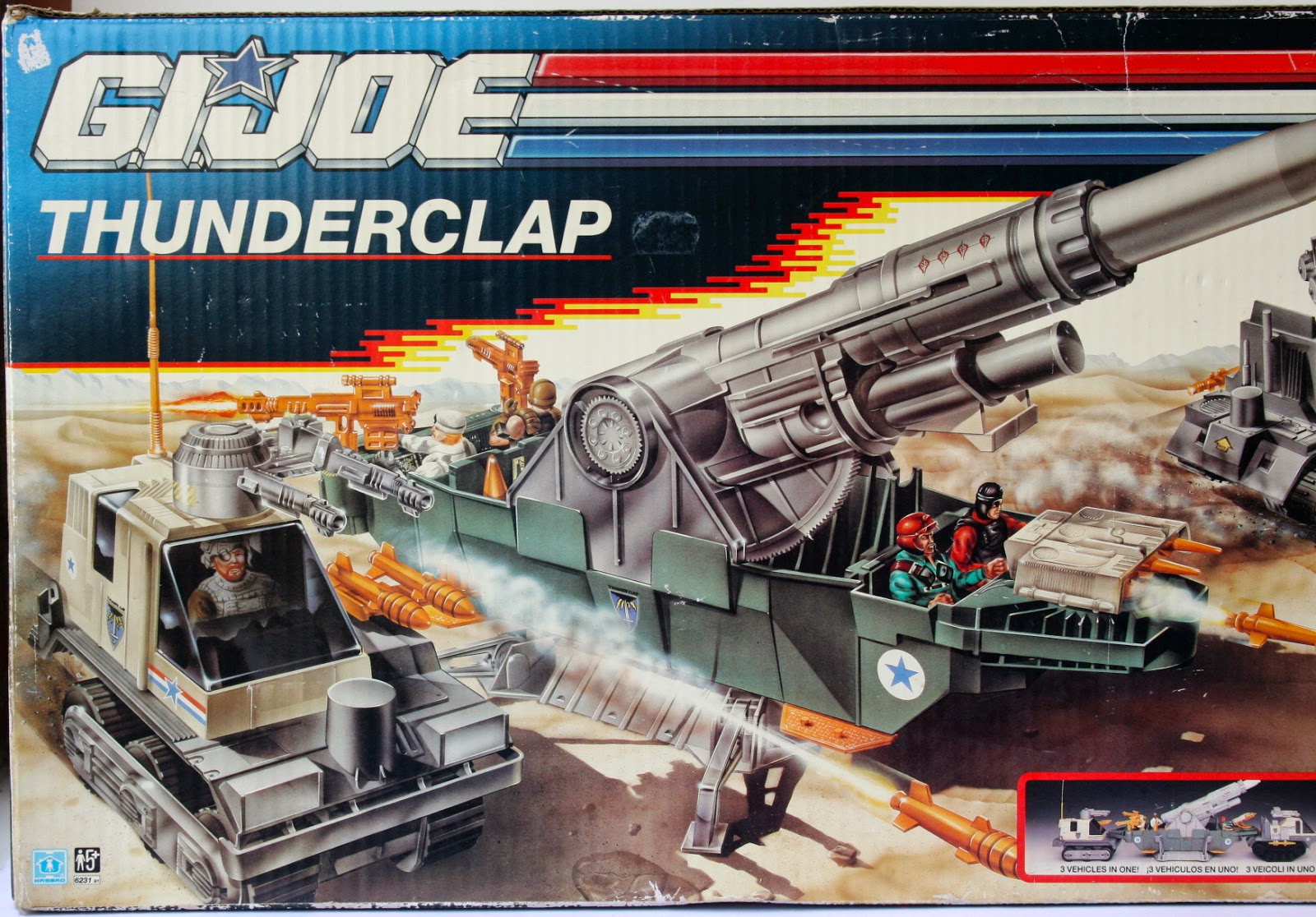 EL DRAGON DORADO G.I.JOE GIJOE GI JOE THUNDERCLAP WITH LONG RANGE