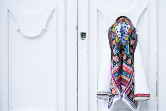 Chaqueta étnica diy