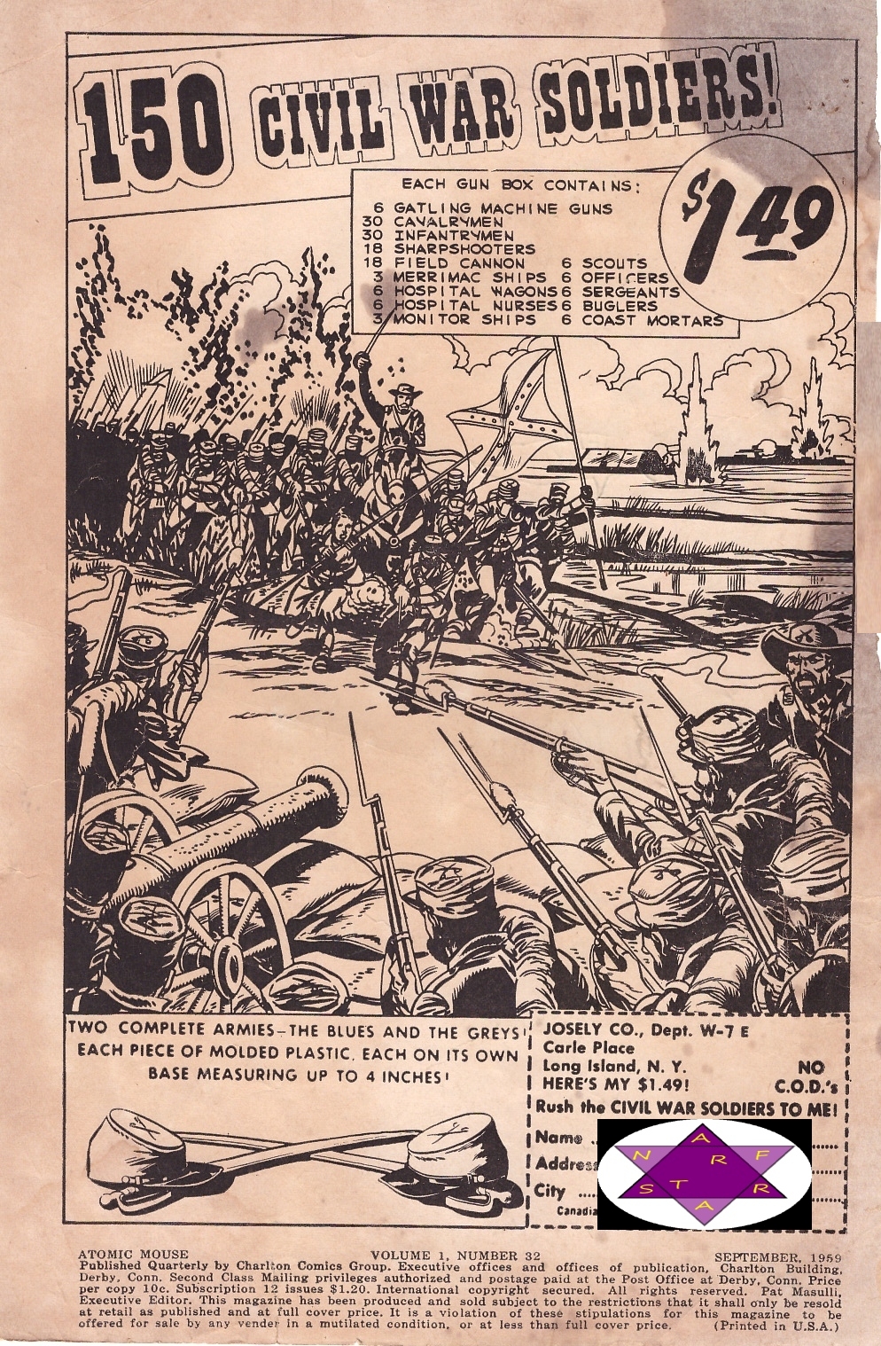 Read online Atomic Mouse comic -  Issue #32 - 2