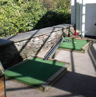 Crazy Golf at the Lake District Visitor Centre in Brockhole on Windermere