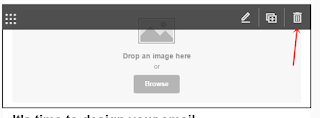 remove header image from mailchimp email design box