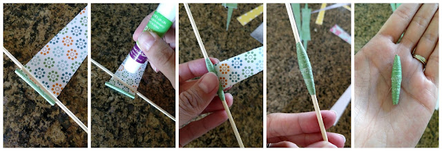 Make paper beads using basic craft supplies!  There's no end to the colors and patterns you can create.  This is a great craft for kids ages 4 and up.