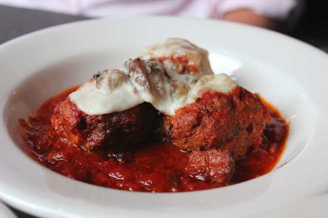 Meatballs at Sophia's Grotto, Roslindale, Mass.