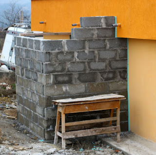 Nearly finished the brickwork here Nearly finished the brickwork here