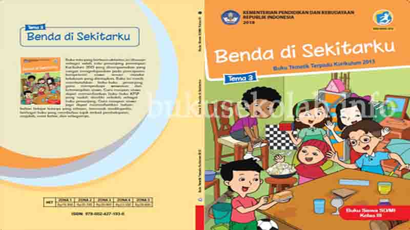 Buku Siswa Kelas 3 SD Tema 3 Semester 1 K13 Revisi 2018